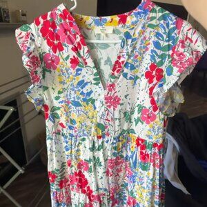 Women's Large Floral Midi Dress